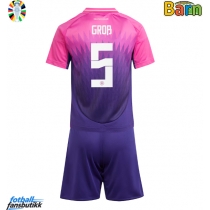 Tyskland Pascal Gross #5 Bortedraktsett Barn EM 2024 Kortermet (+ Korte bukser)